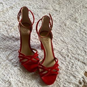 Vince Camuto red heels size 6